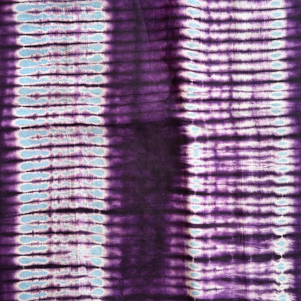 African Cotton Tie Dye Fabric #167 - Ananse Village