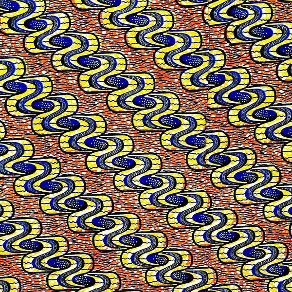 African Wax Print Fabric #237,Wax Print Fabric,Ananse Village
