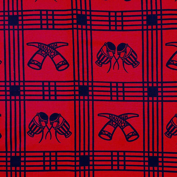 African Wax Print Fabric #246,Wax Print Fabric,Ananse Village