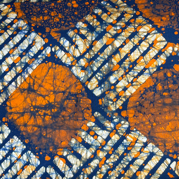 African Fabric Wax Batik #982