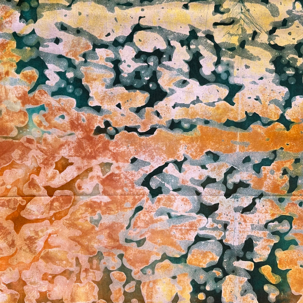 African Fabric Wax Batik #1095