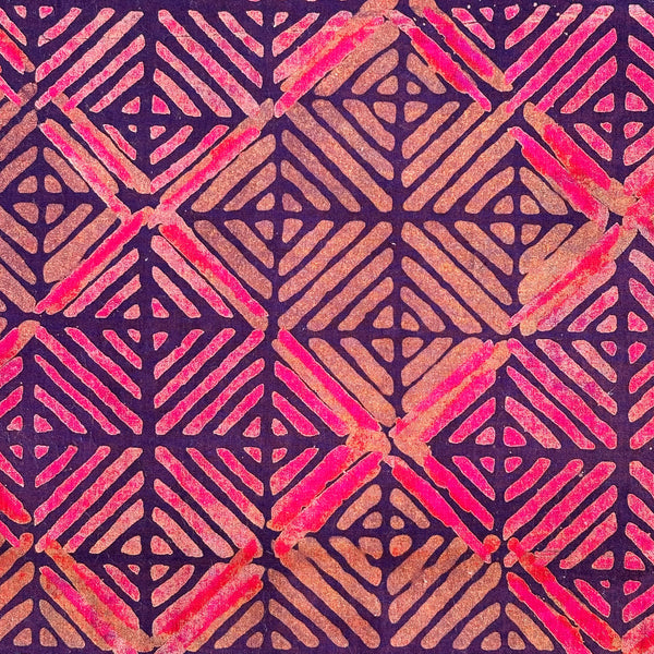 African Fabric Wax Batik #1089