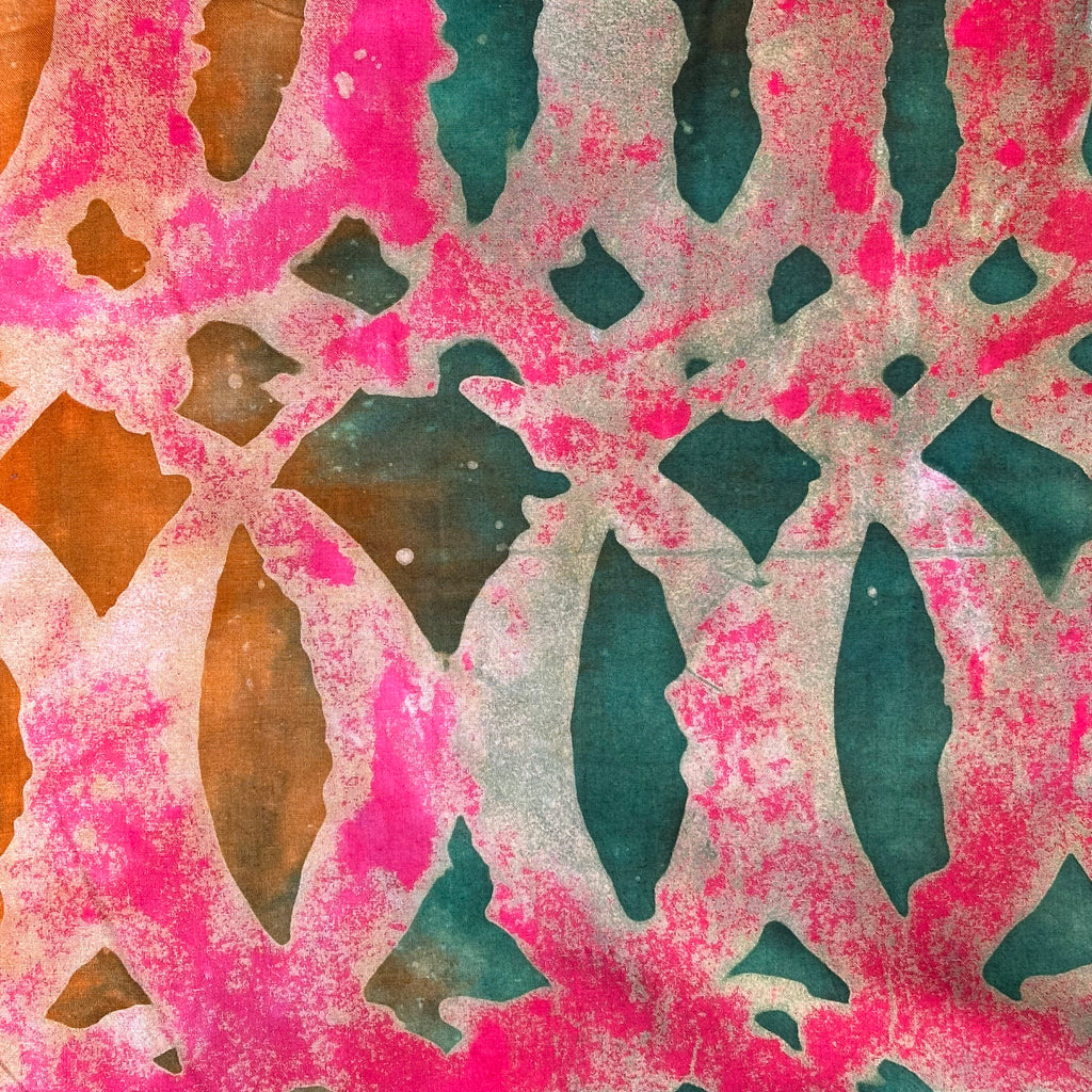 African Fabric Wax Batik #1090