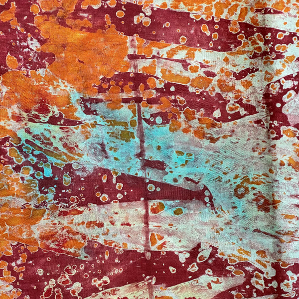 African Fabric Wax Batik #2040