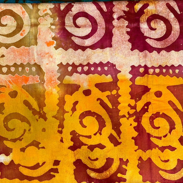 African Fabric Wax Batik #1097