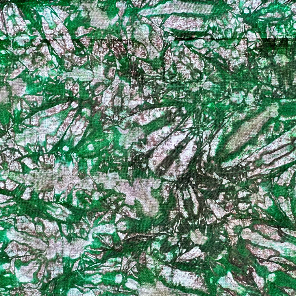 African Cotton Fabric Wax Batik #2045 - Ananse Village