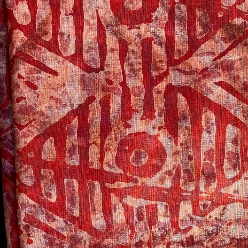 African Fabric Wax Batik 2087 - Ananse Village