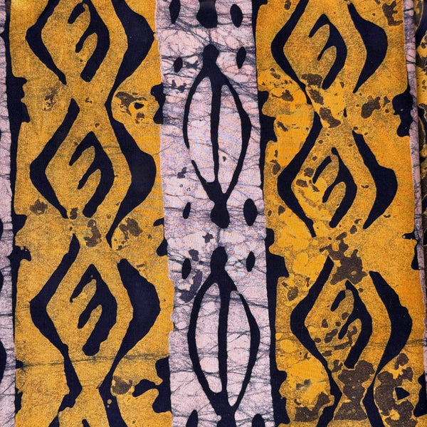 African Fabric Wax Batik 3007 - Ananse Village