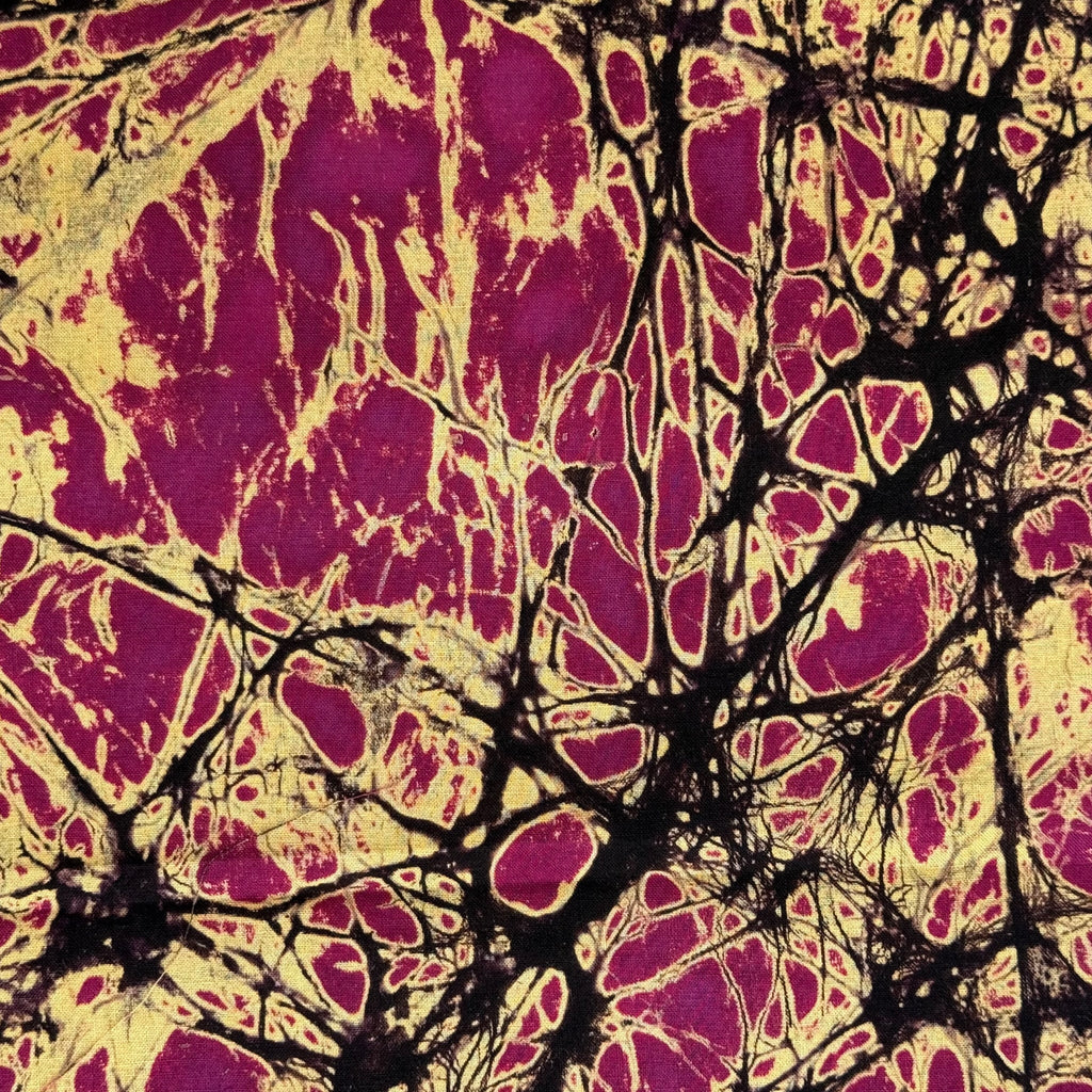 African Fabric Wax Batik 3011 - Ananse Village