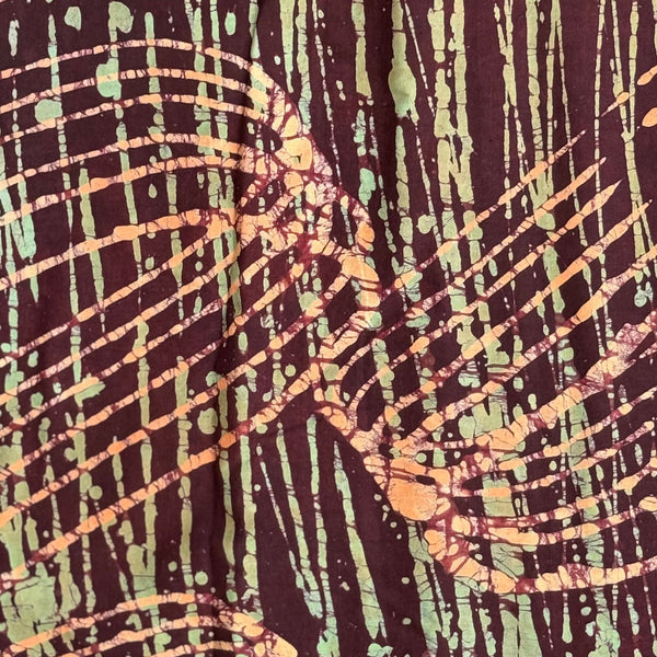 African Fabric Wax Batik 3016 - Ananse Village