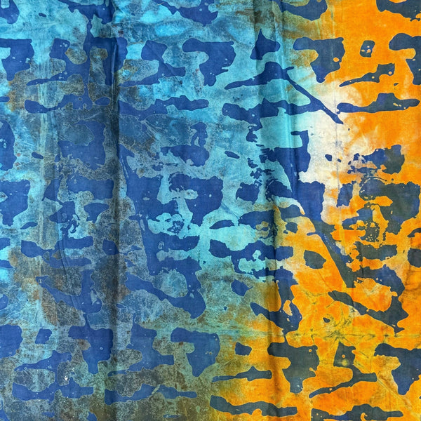 African Fabric Wax Batik 3017 - Ananse Village