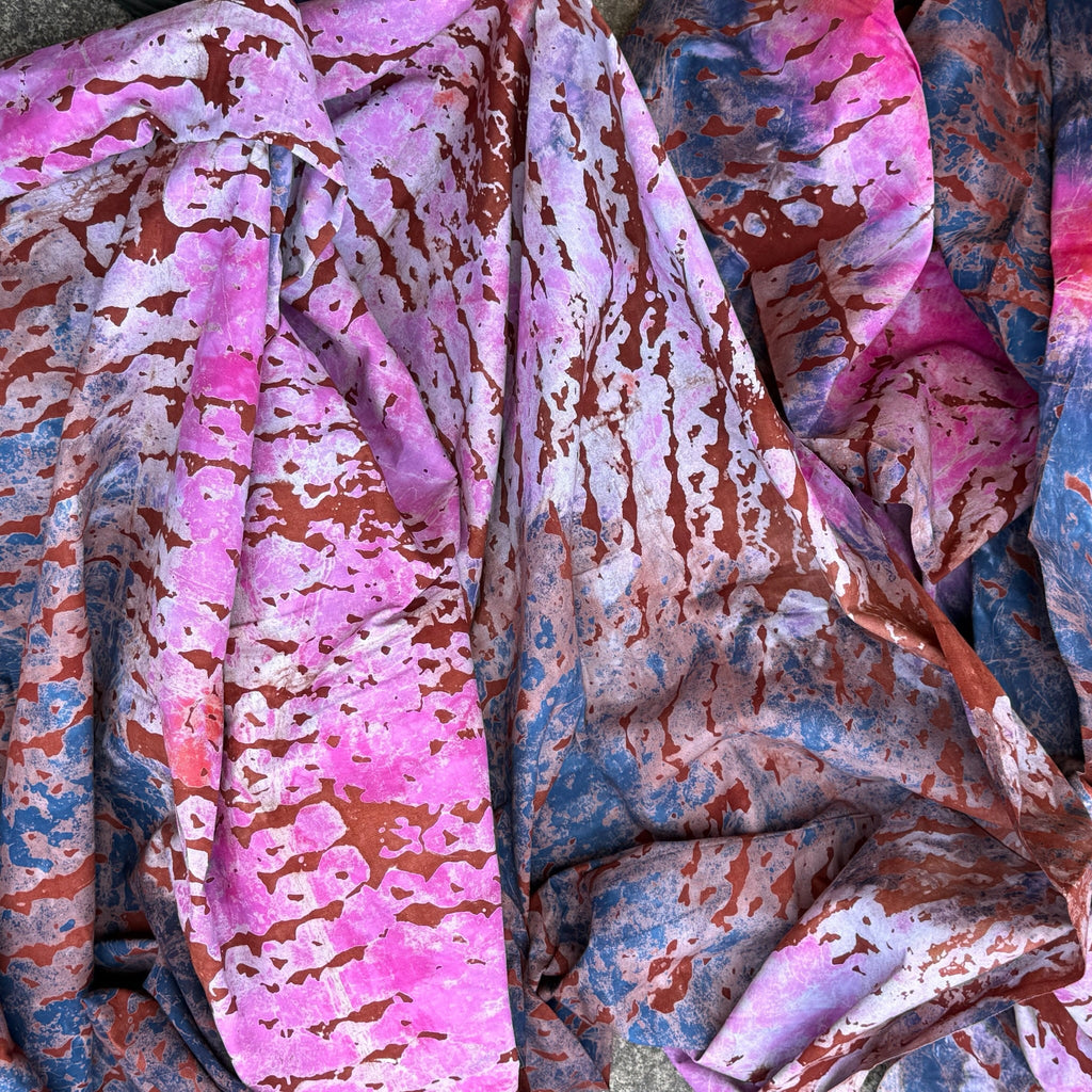 African Fabric Wax Batik 3028 - Ananse Village