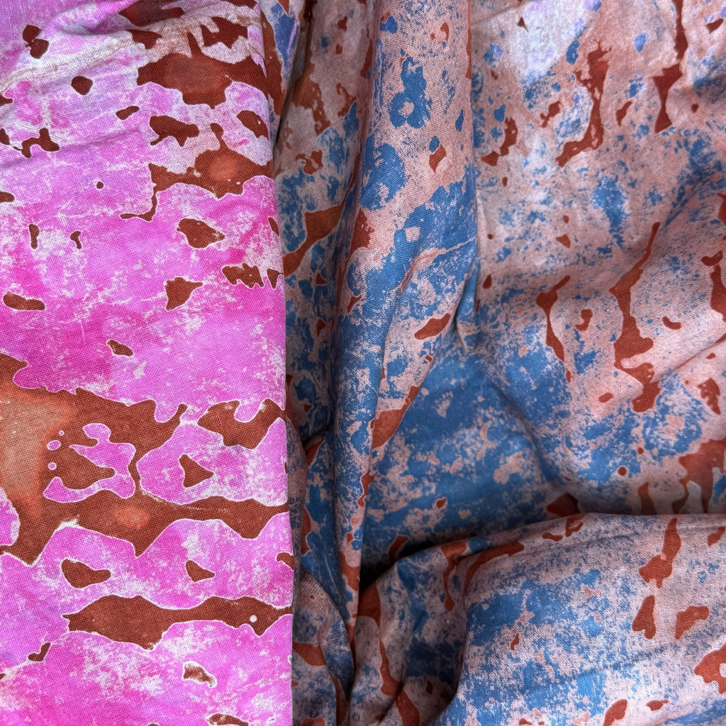 African Fabric Wax Batik 3028 - Ananse Village