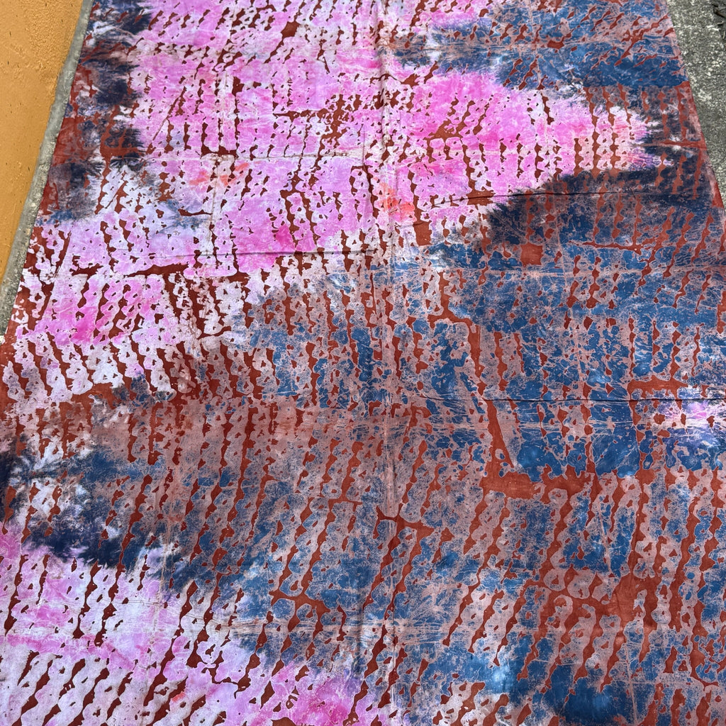African Fabric Wax Batik 3028 - Ananse Village