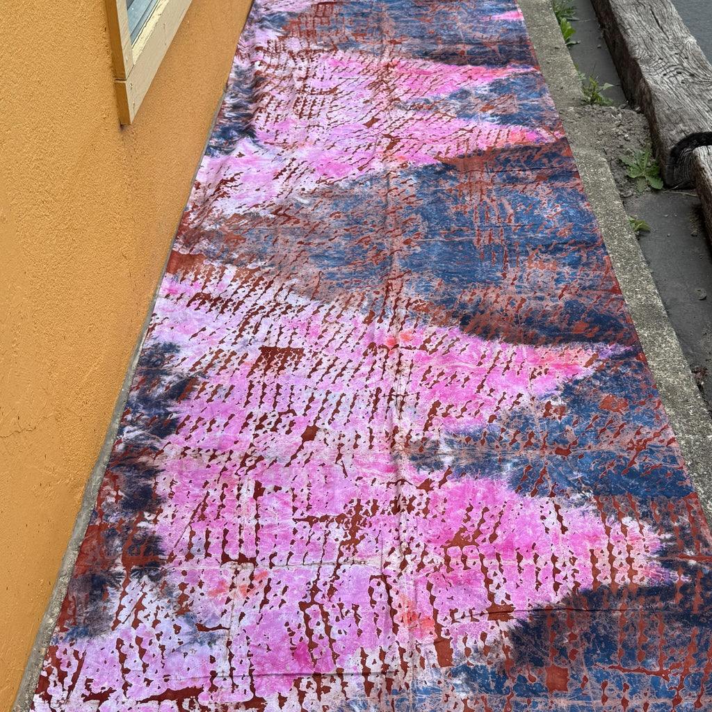 African Fabric Wax Batik 3028 - Ananse Village