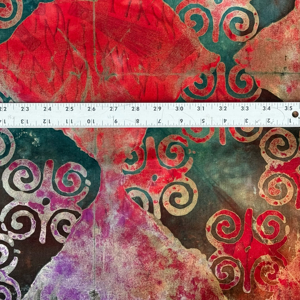 African Fabric Wax Batik 3029 - Ananse Village
