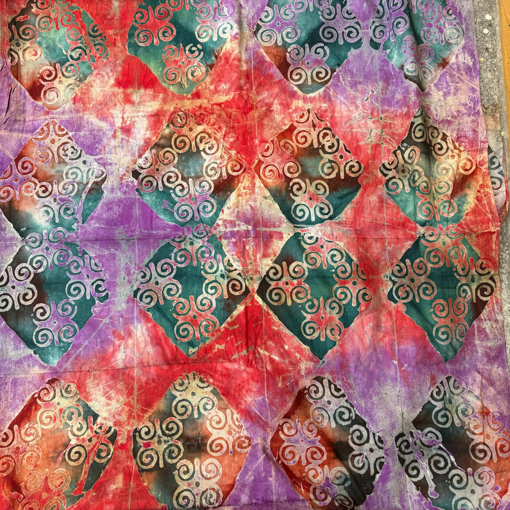 African Fabric Wax Batik 3029 - Ananse Village