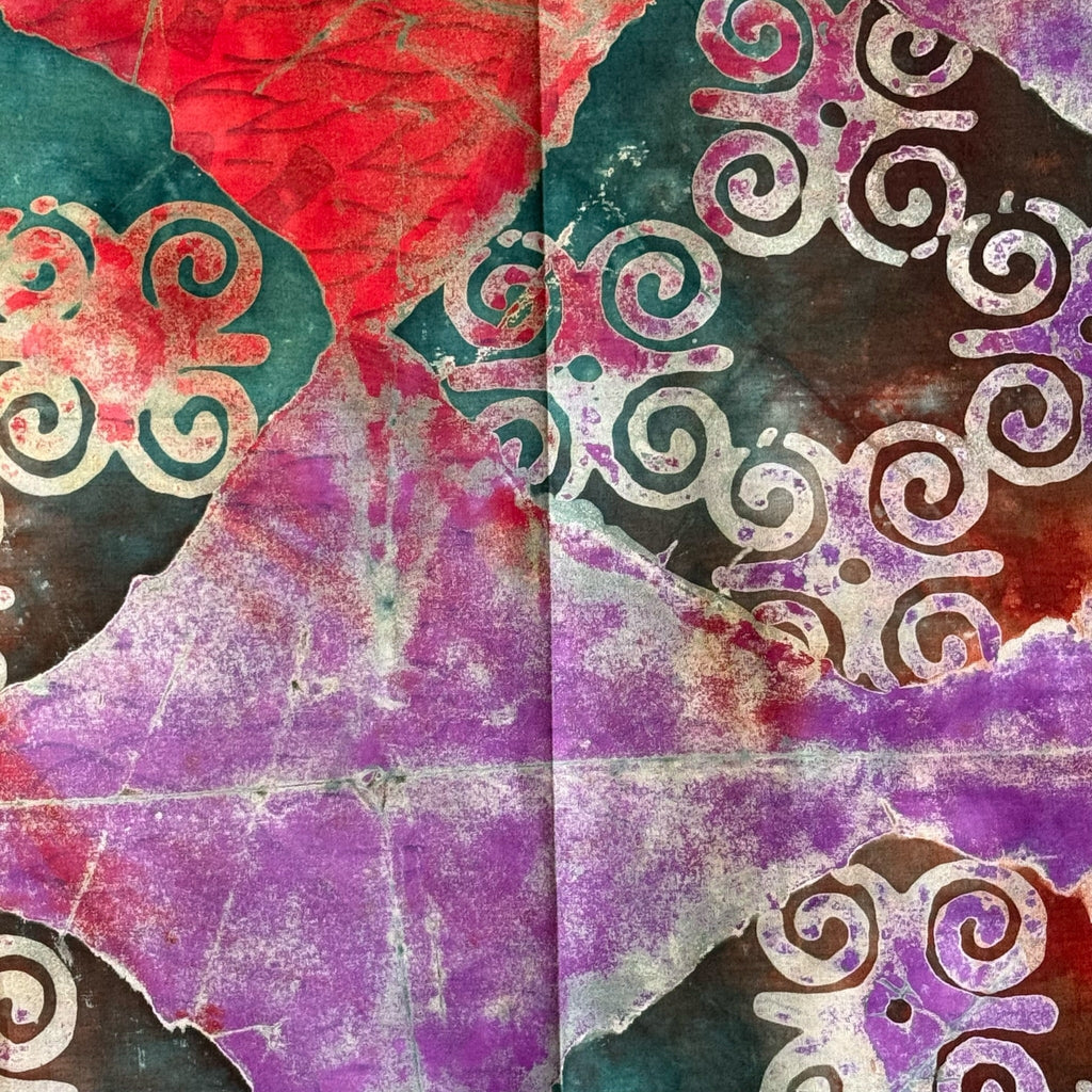 African Fabric Wax Batik 3029 - Ananse Village