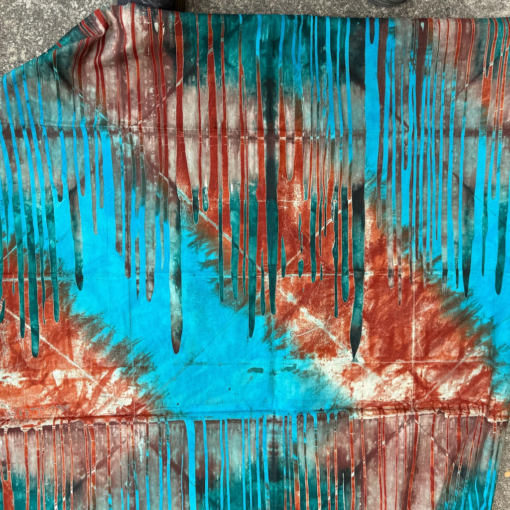 African Fabric Wax Batik 3031 - Ananse Village