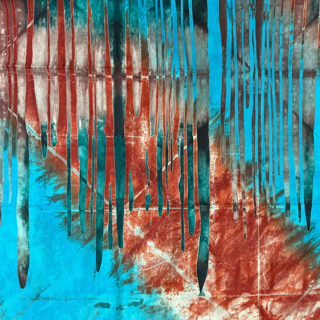 African Fabric Wax Batik 3031 - Ananse Village