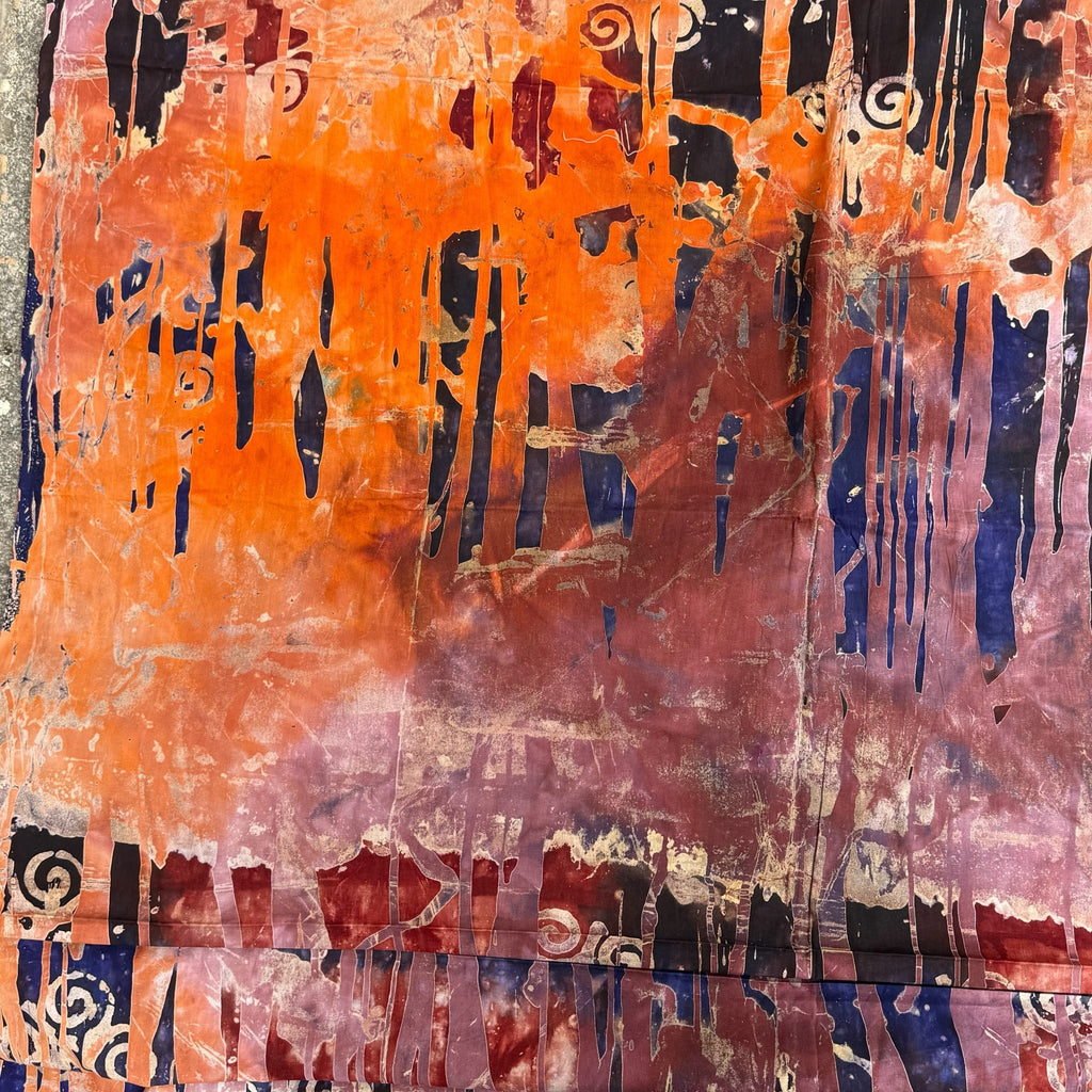African Fabric Wax Batik 3036 - Ananse Village