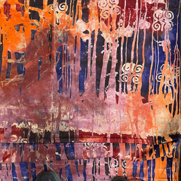 African Fabric Wax Batik 3036 - Ananse Village