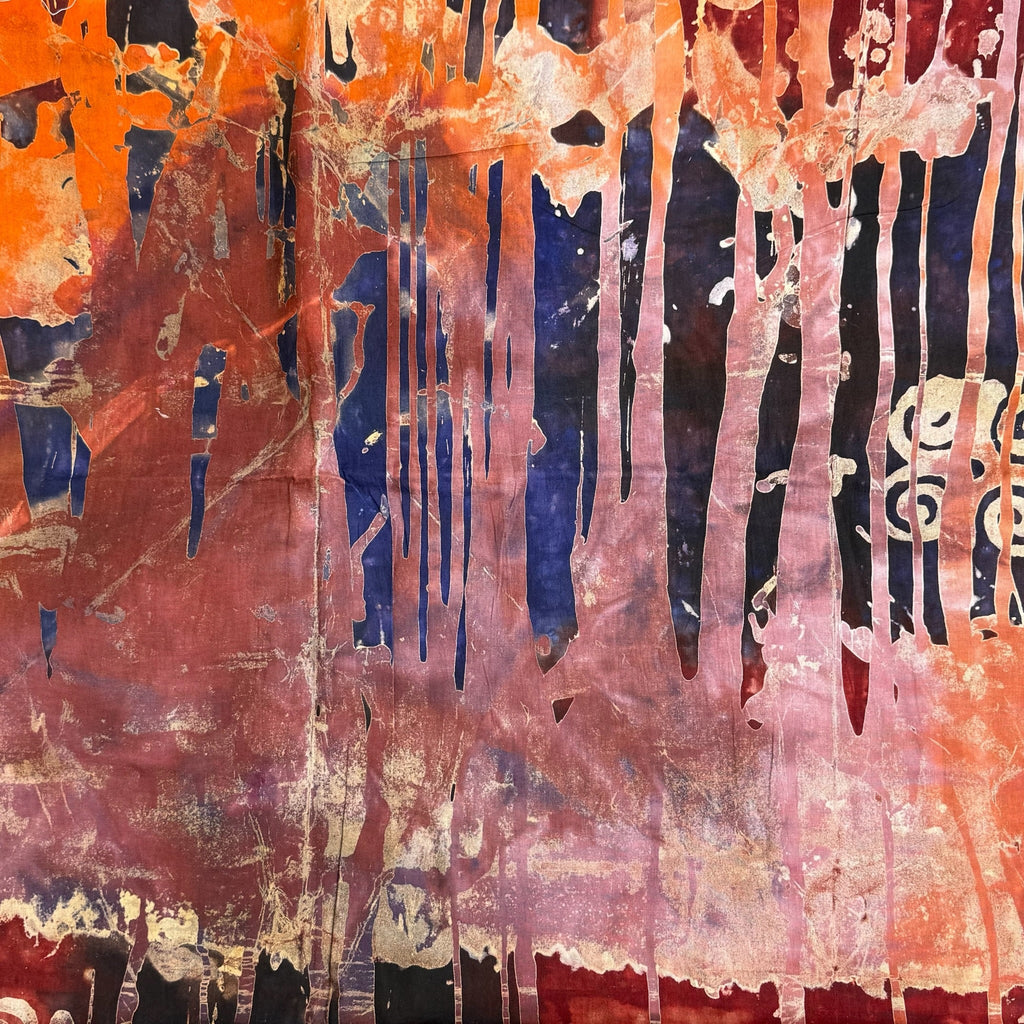 African Fabric Wax Batik 3036 - Ananse Village
