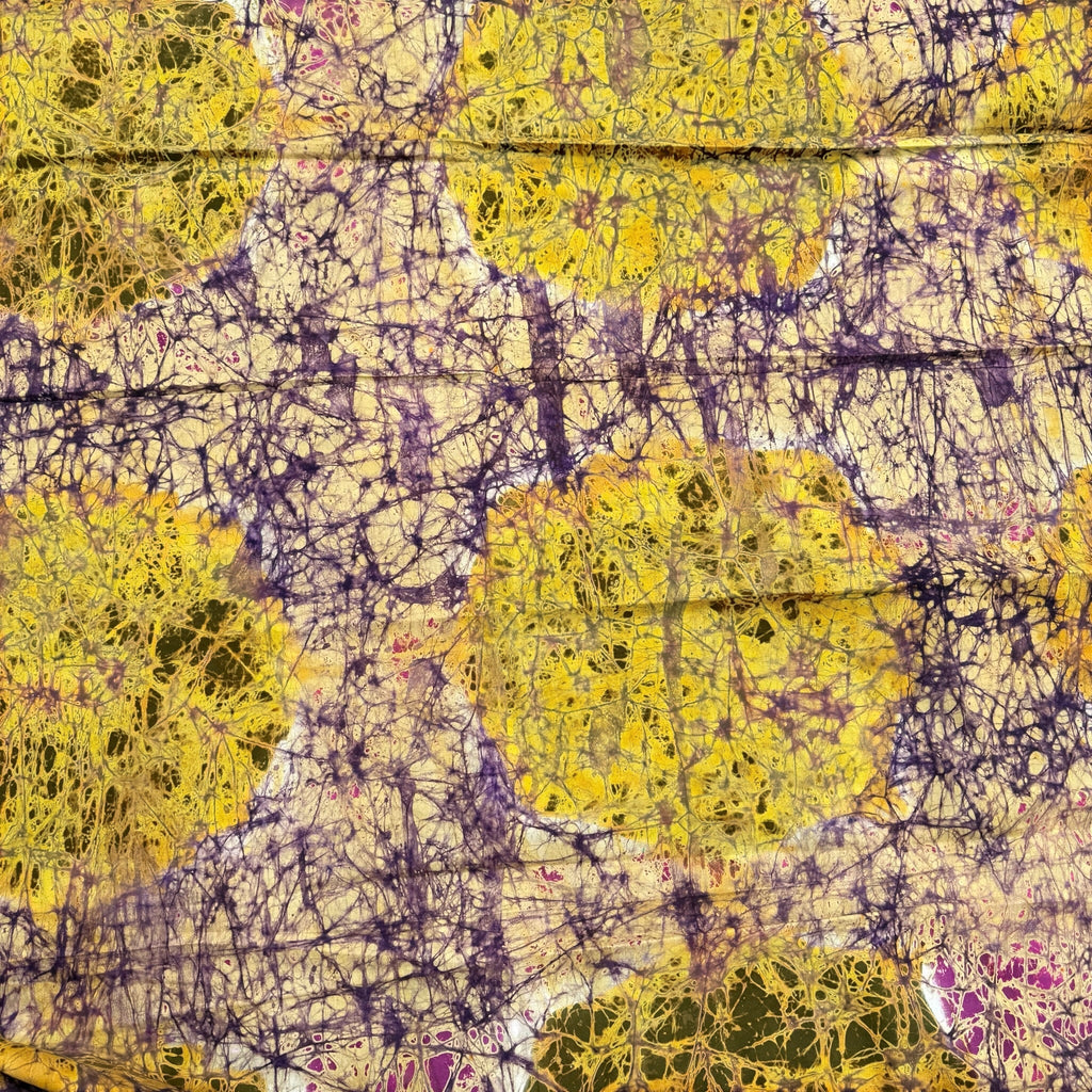 African Fabric Wax Batik 3043 - Ananse Village
