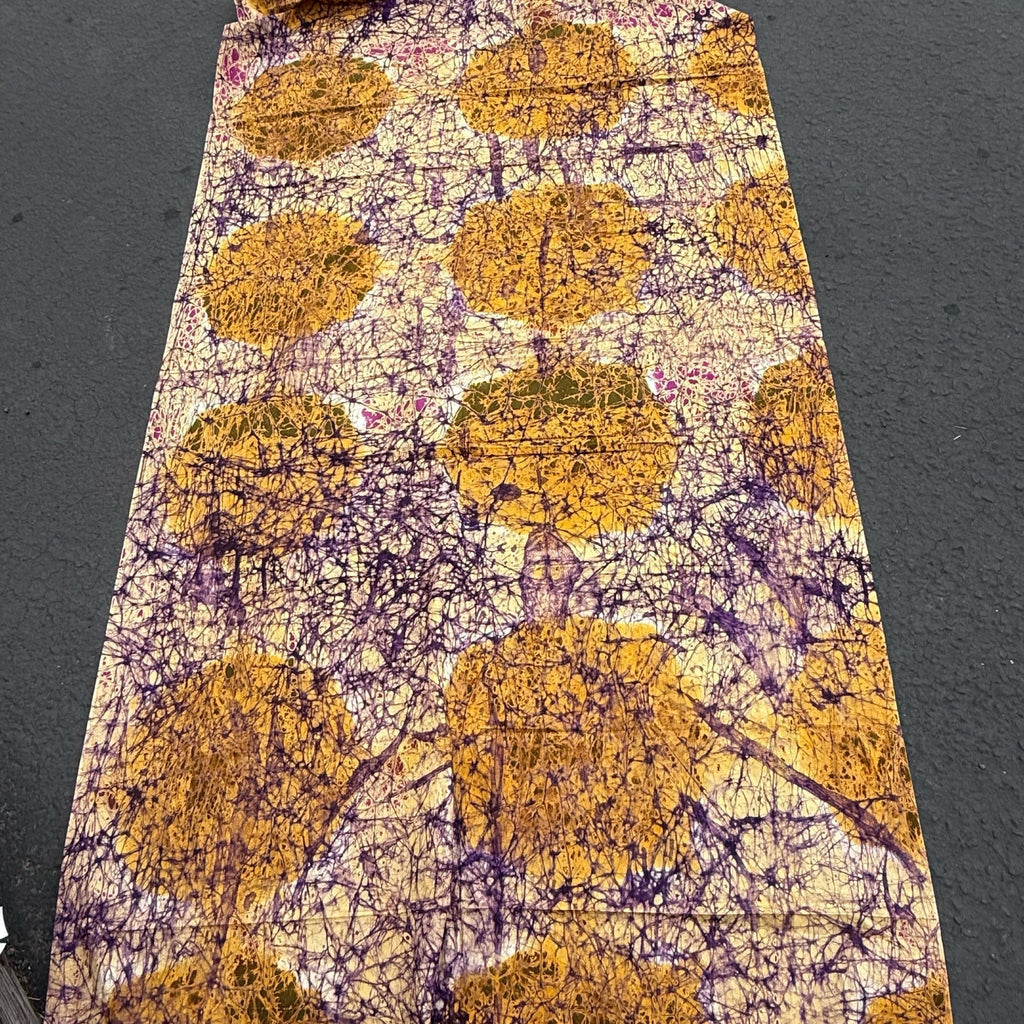 African Fabric Wax Batik 3043 - Ananse Village
