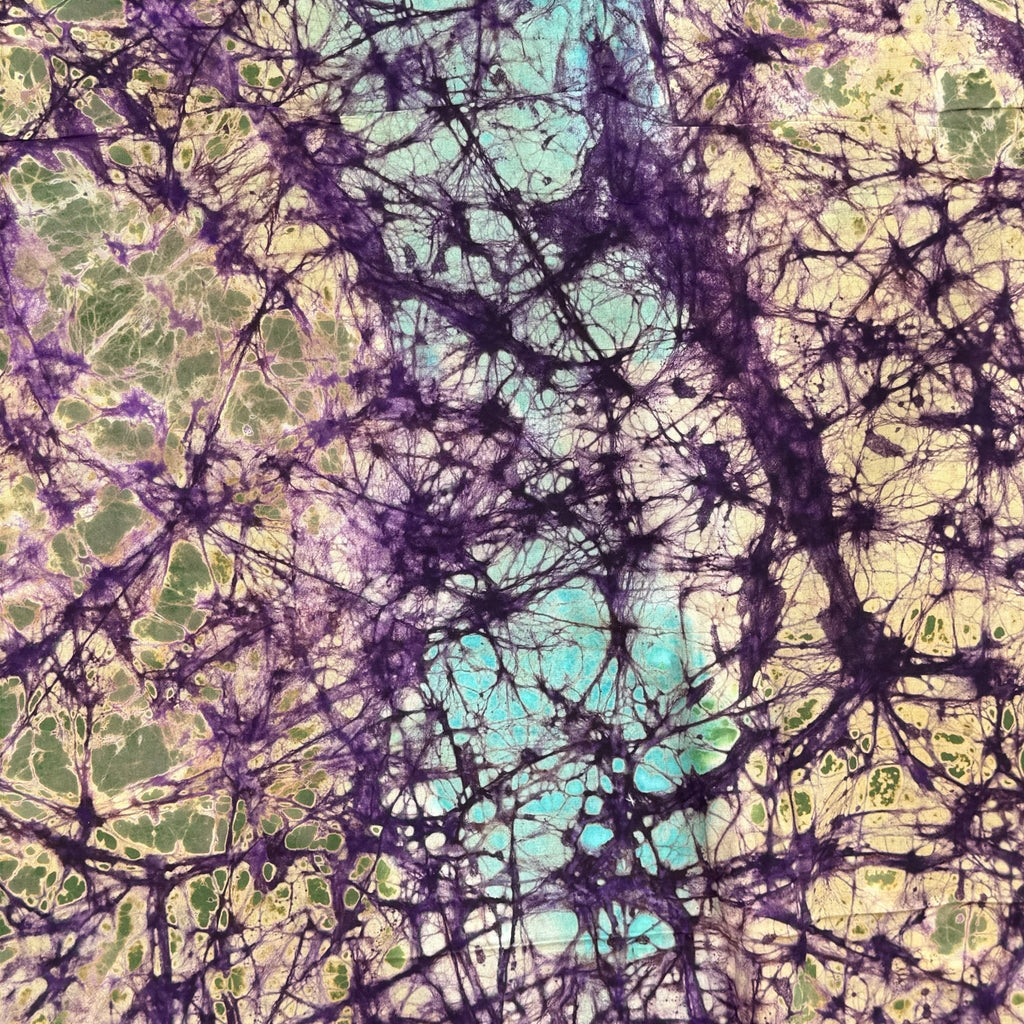 African Fabric Wax Batik 3046 - Ananse Village