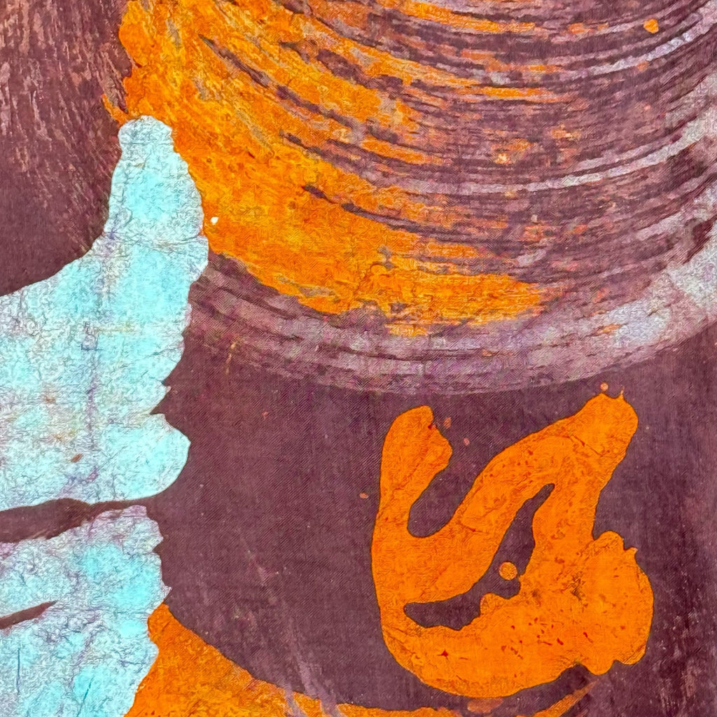 African Fabric Wax Batik #3047 - Ananse Village