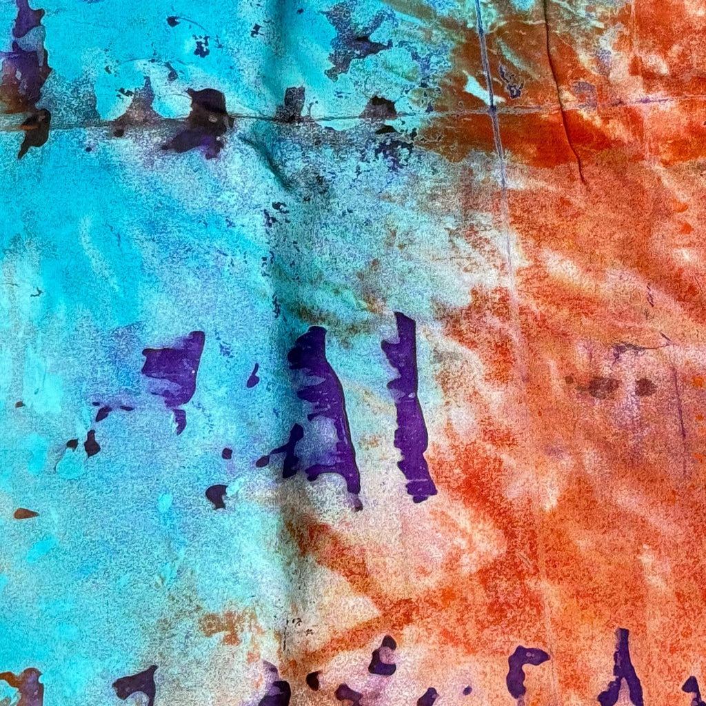 African Fabric Wax Batik #3049 - Ananse Village
