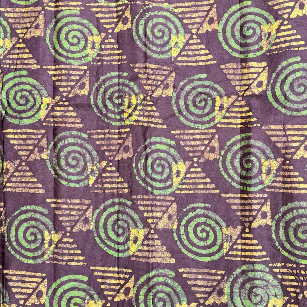 African Fabric Wax Batik #3051 - Ananse Village