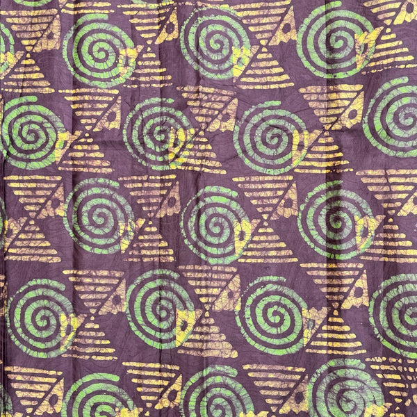African Fabric Wax Batik #3051 - Ananse Village