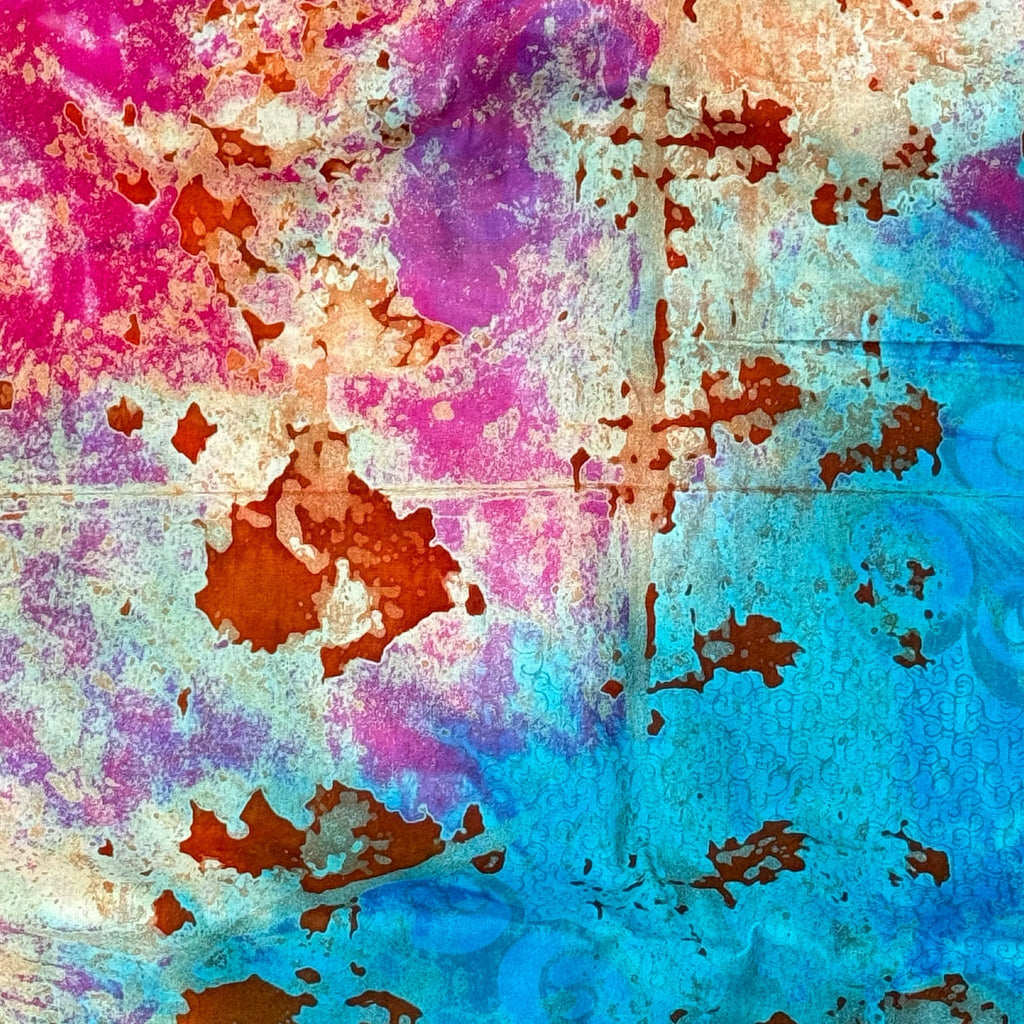 African Fabric Wax Batik #3052 - Ananse Village