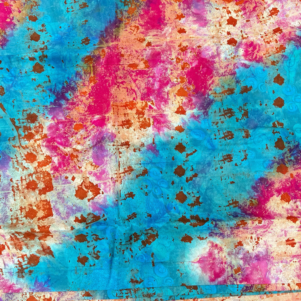 African Fabric Wax Batik #3052 - Ananse Village