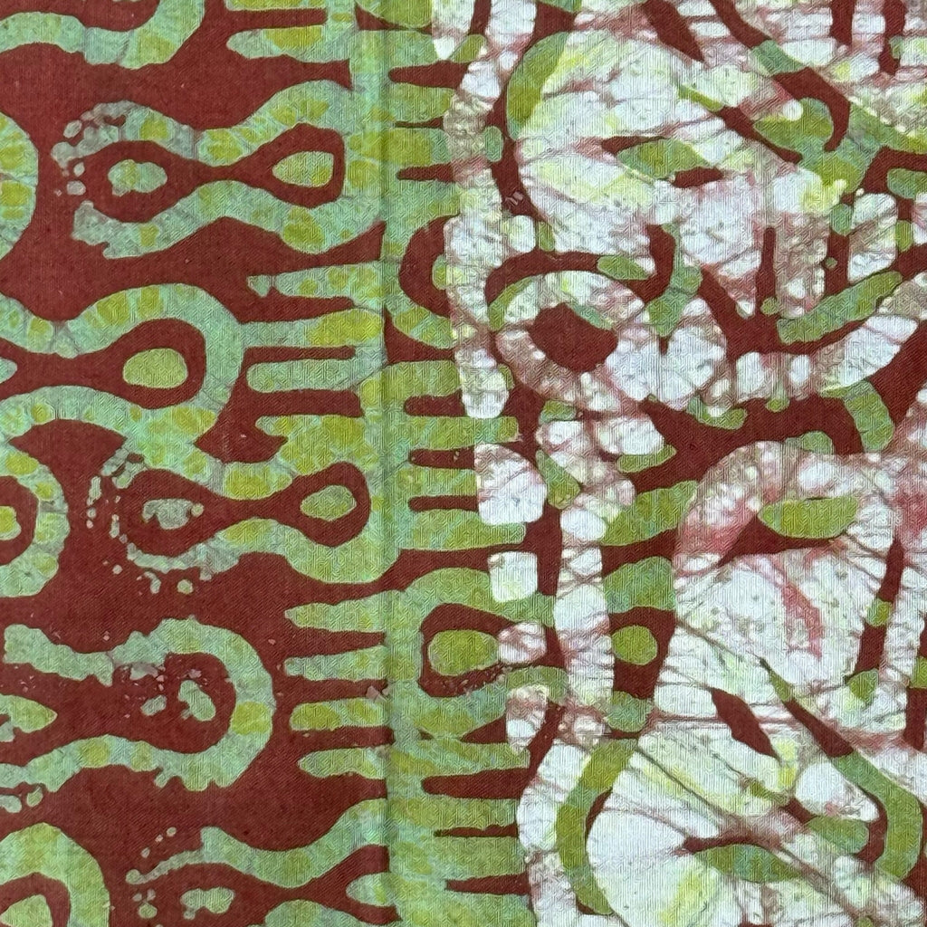 African Fabric Wax Batik #3055 - Ananse Village