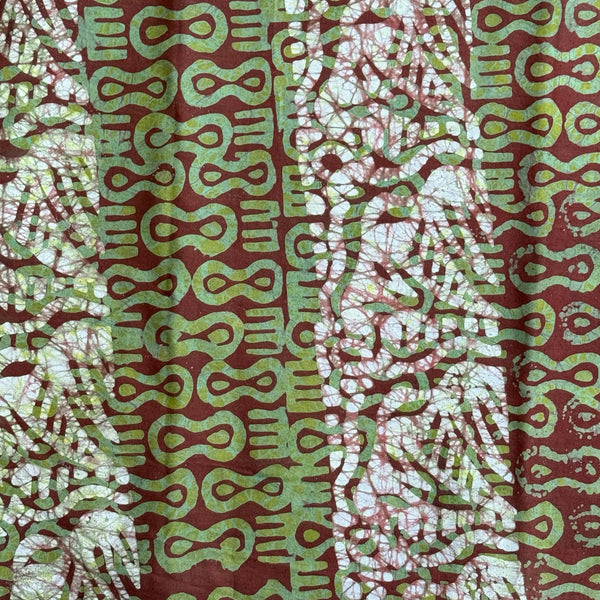 African Fabric Wax Batik #3055 - Ananse Village