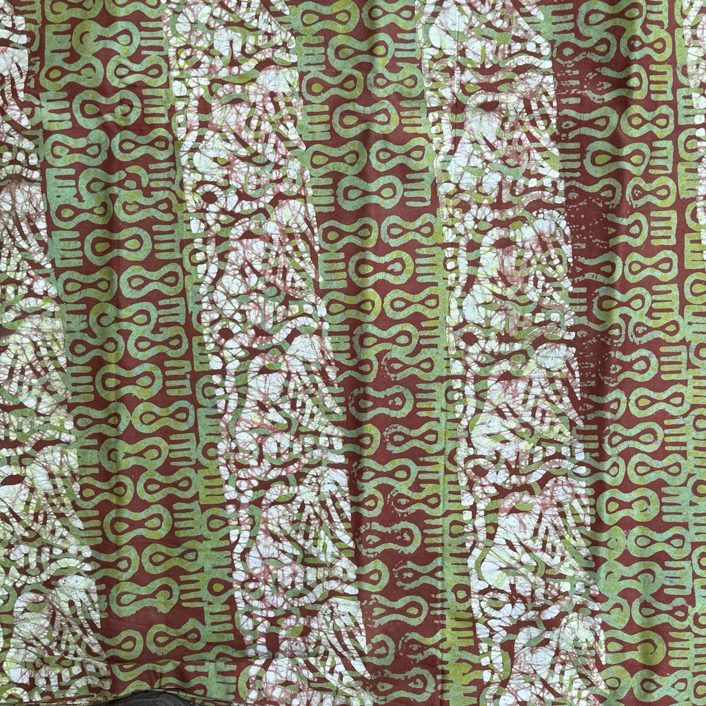 African Fabric Wax Batik #3055 - Ananse Village