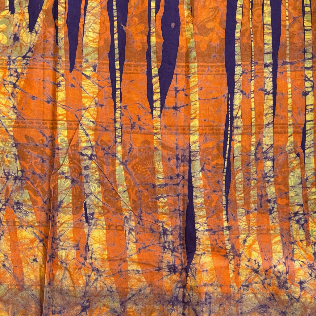 African Fabric Wax Batik #3060 - Ananse Village