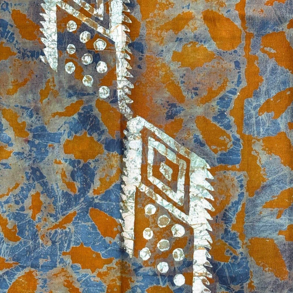 African Fabric Wax Batik #3061 - Ananse Village