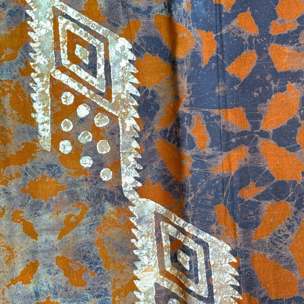African Fabric Wax Batik #3061 - Ananse Village