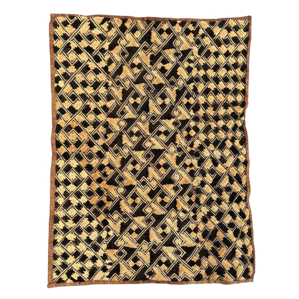 Authentic Congo Raffia Kuba Cloth 97 - Ananse Village