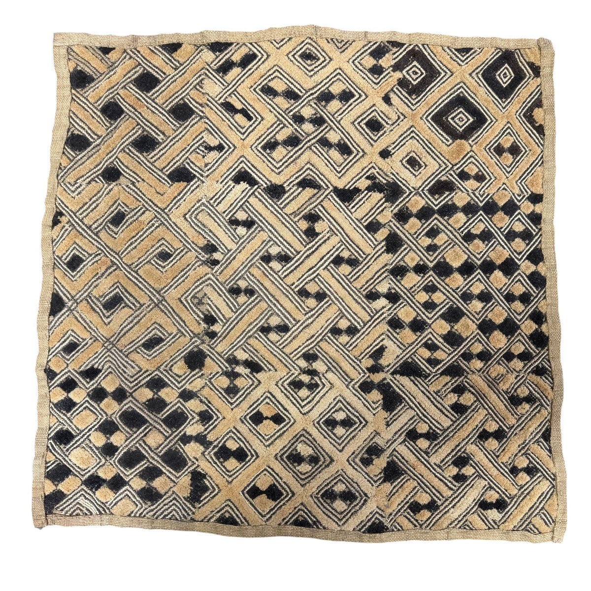 Congo Raffia Kuba Cloth #91 - Ananse Village