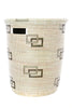 Floating Squares Flat Lid Storage Basket - Ananse Village