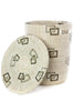 Floating Squares Flat Lid Storage Basket - Ananse Village