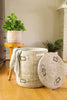 Floating Squares Flat Lid Storage Basket - Ananse Village