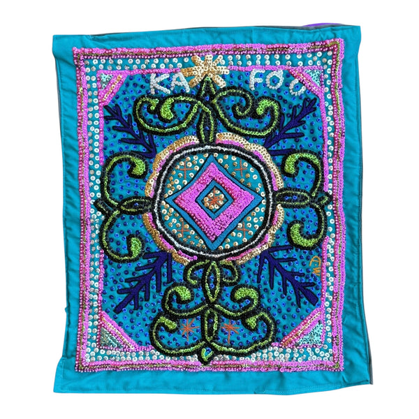 Haitian Drapo Vodou Flag 104 - Ananse Village