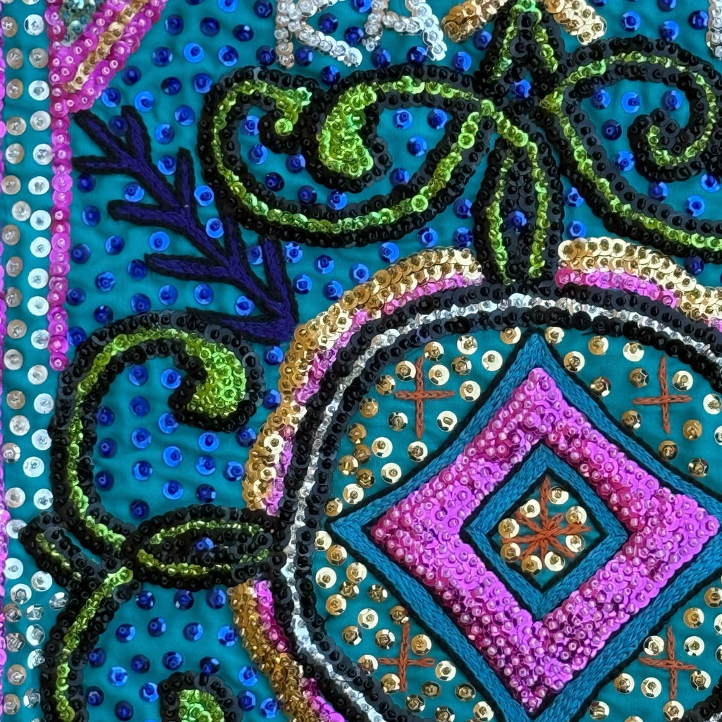 Haitian Drapo Vodou Flag 104 - Ananse Village