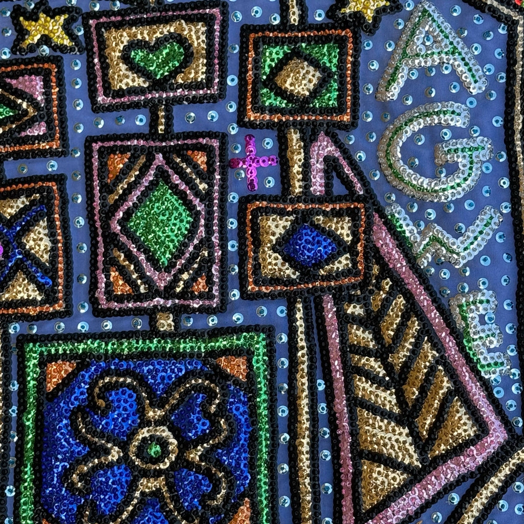 Haitian Drapo Vodou Flag 105 - Ananse Village